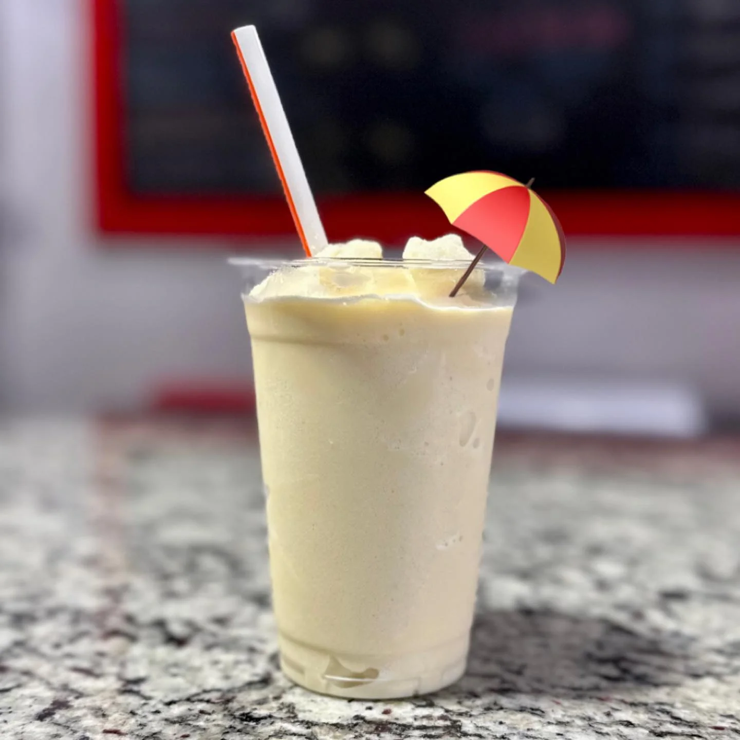 Insta Post- New Peaches and Cream Protein Smoothie