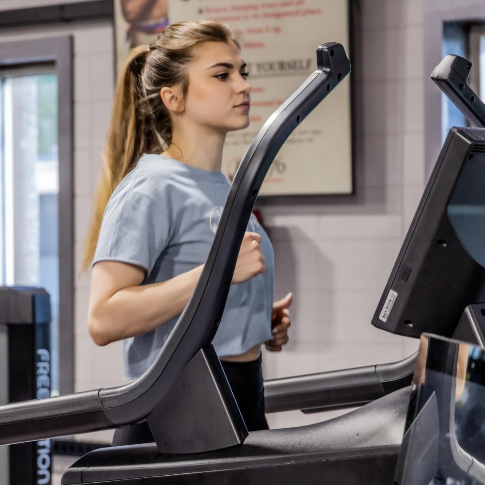 Running on Gym Treadmill 2- 1776 Fitness Group Statesville NC
