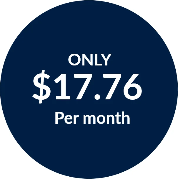 Only $17.76 Per Month